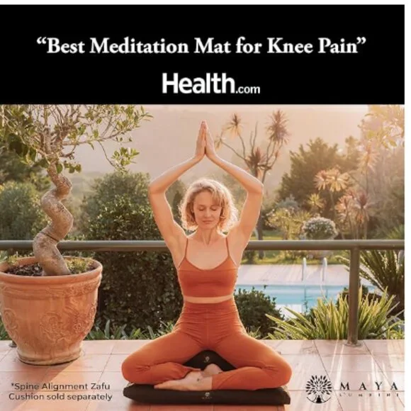 Zabuton Meditation Mat - Luxurious Meditation Cushion Floor Pillow - Picture 5 of 11